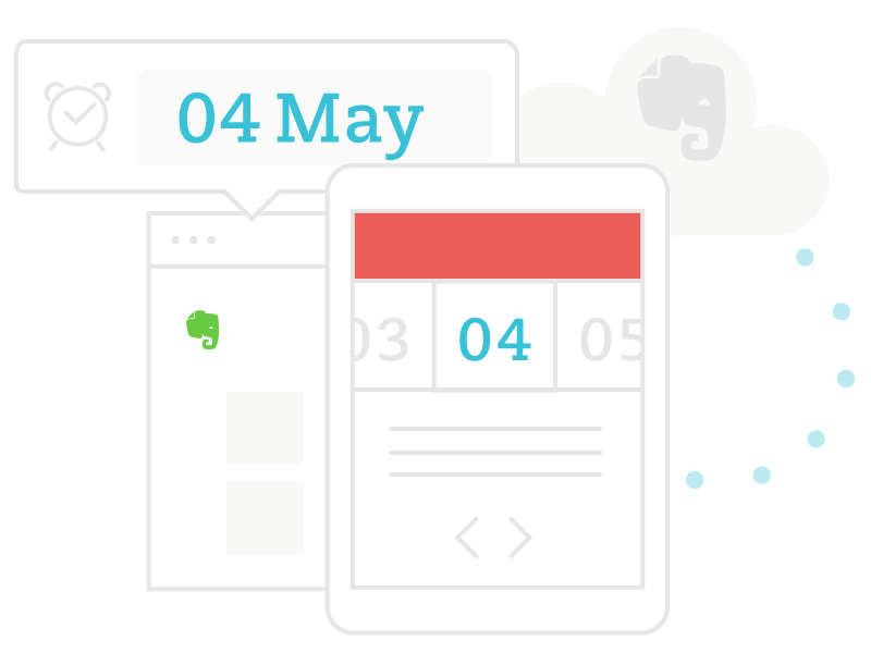 How Evernote and your Calendar are synchronized